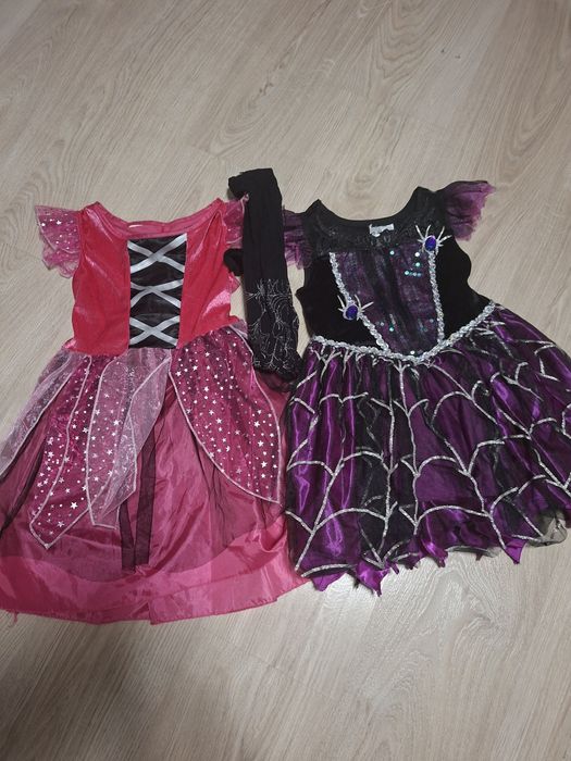 Kostium Halloween 5 / 6 lat dziewczynka 110 / 116 2 sztuki szybka wysy