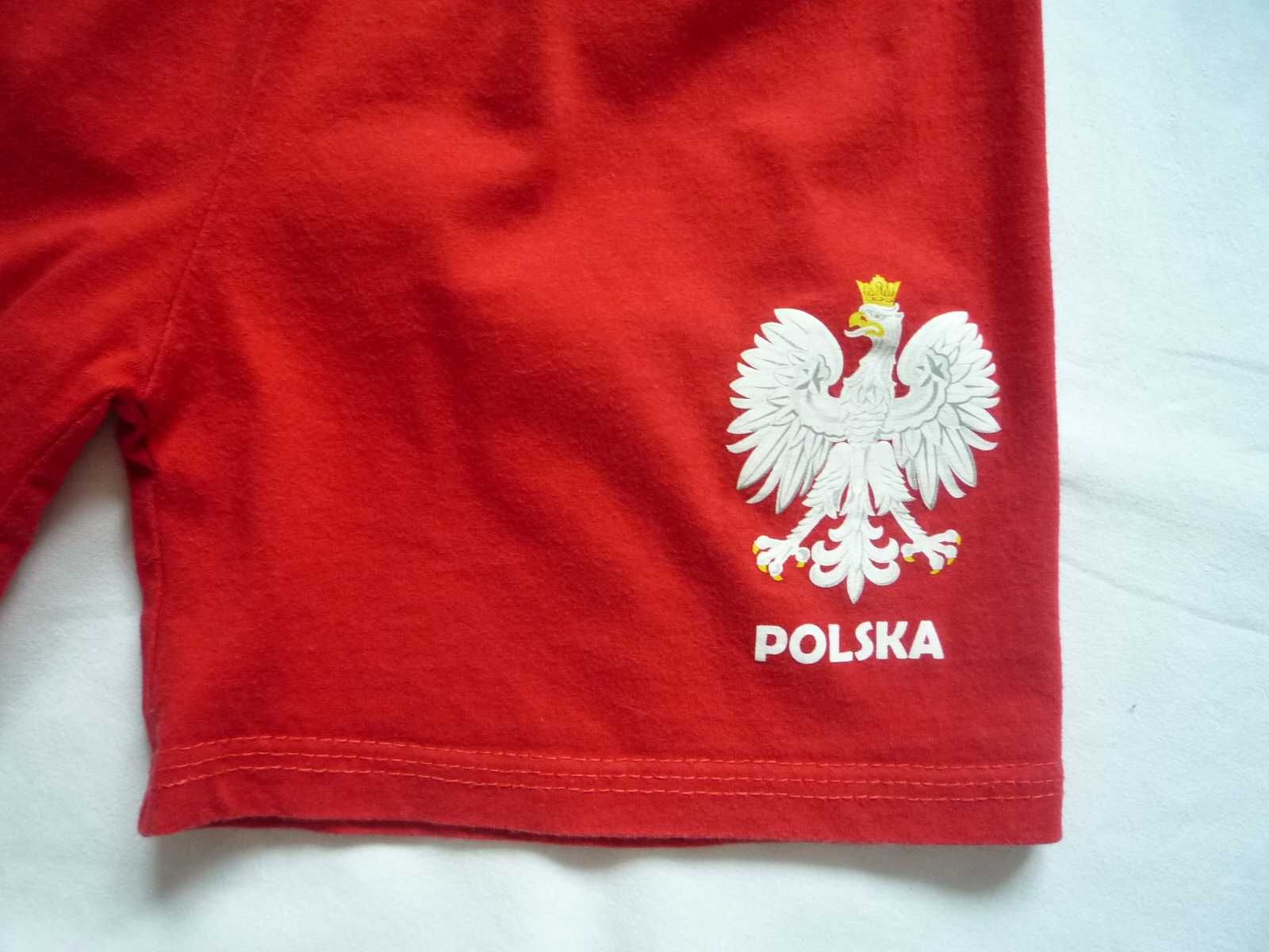 Polska Biało-czerwoni 122/128 Koszulka + Spodenki Komplet kibica