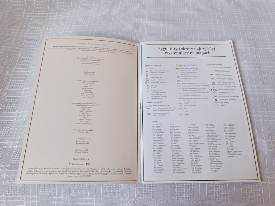 Atlas historyczny "Od Starożytności do Współczesności", jak nowy