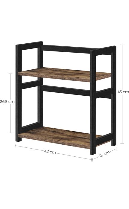 PÓŁKA REGAŁ KUCHENNY ORGANIZER Bambusowa Blat na Przyprawy Stojak!