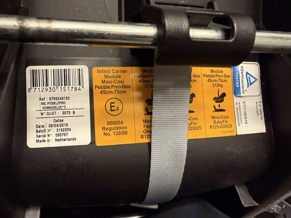 Fotelik samochodowy Maxi-Cosi Pebble Pro + baza ISOFIX 2wayFix 0-13kg