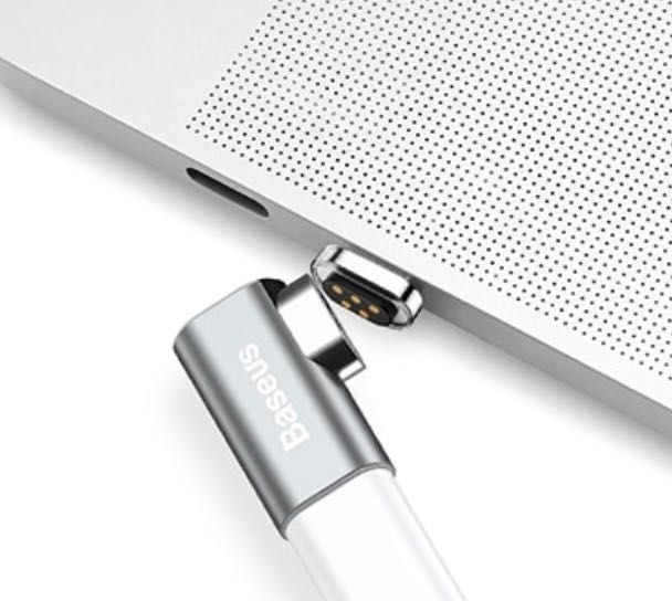 Baseus magnetyczny adapter kątowy USB-C dla MacBook