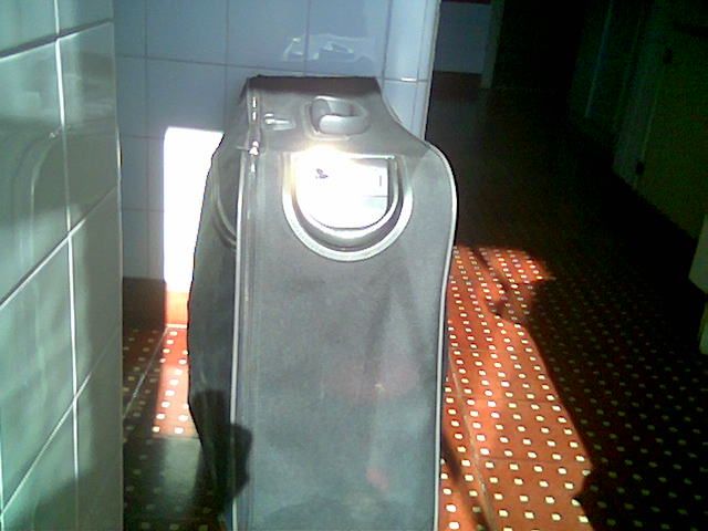 Mala viagem (SAMSONITE) preta 75x55x25cm c/ 2 rodas