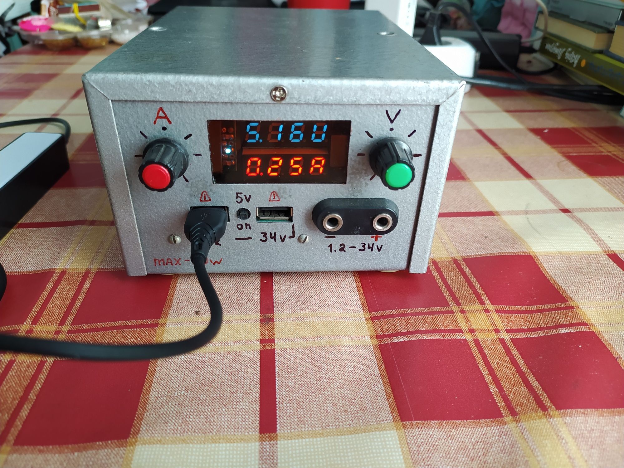 Блок живлення рег.1,2-34В 30W