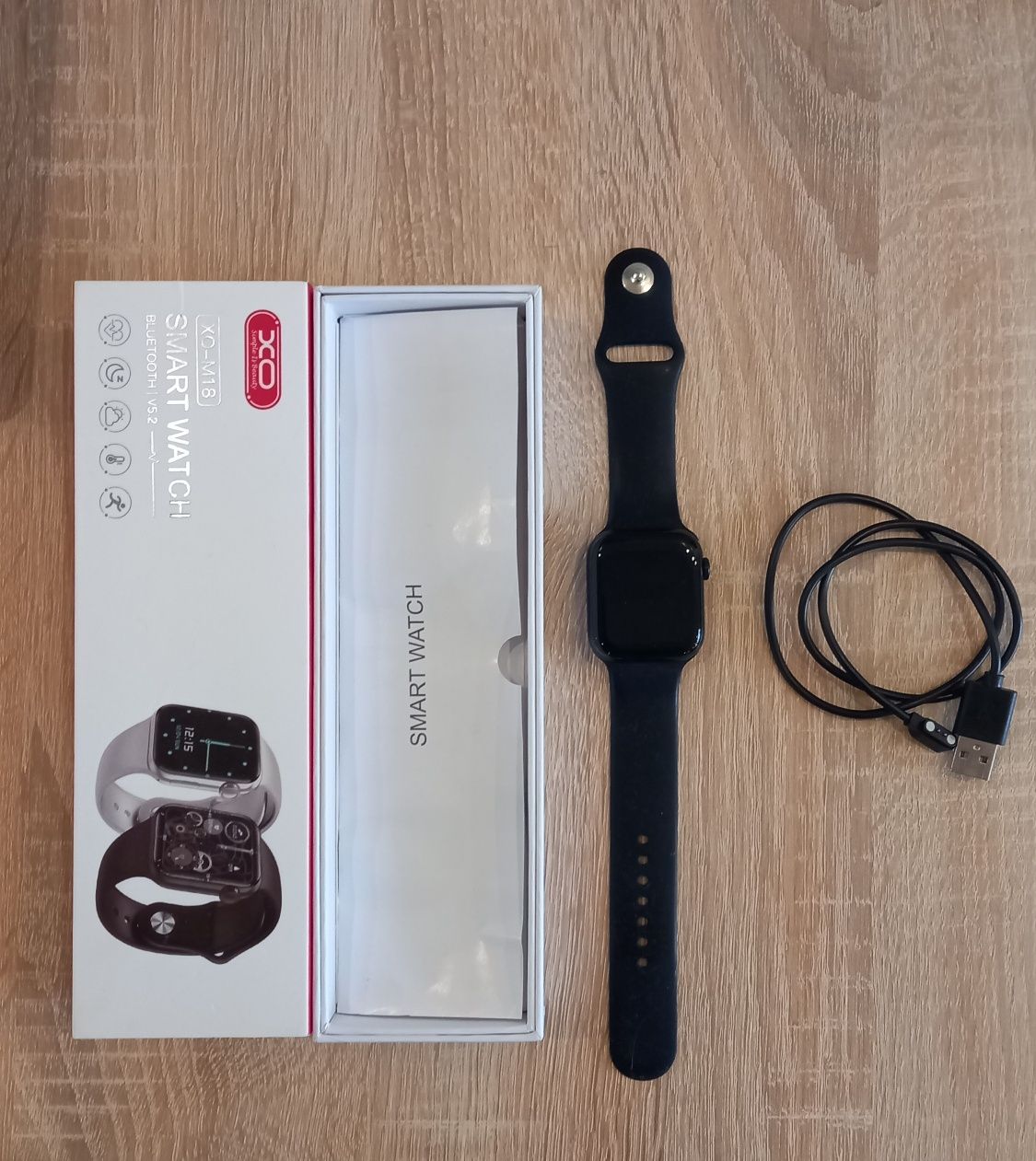 Смарт-годинник XO M18 Bluetooth V5.2 Black