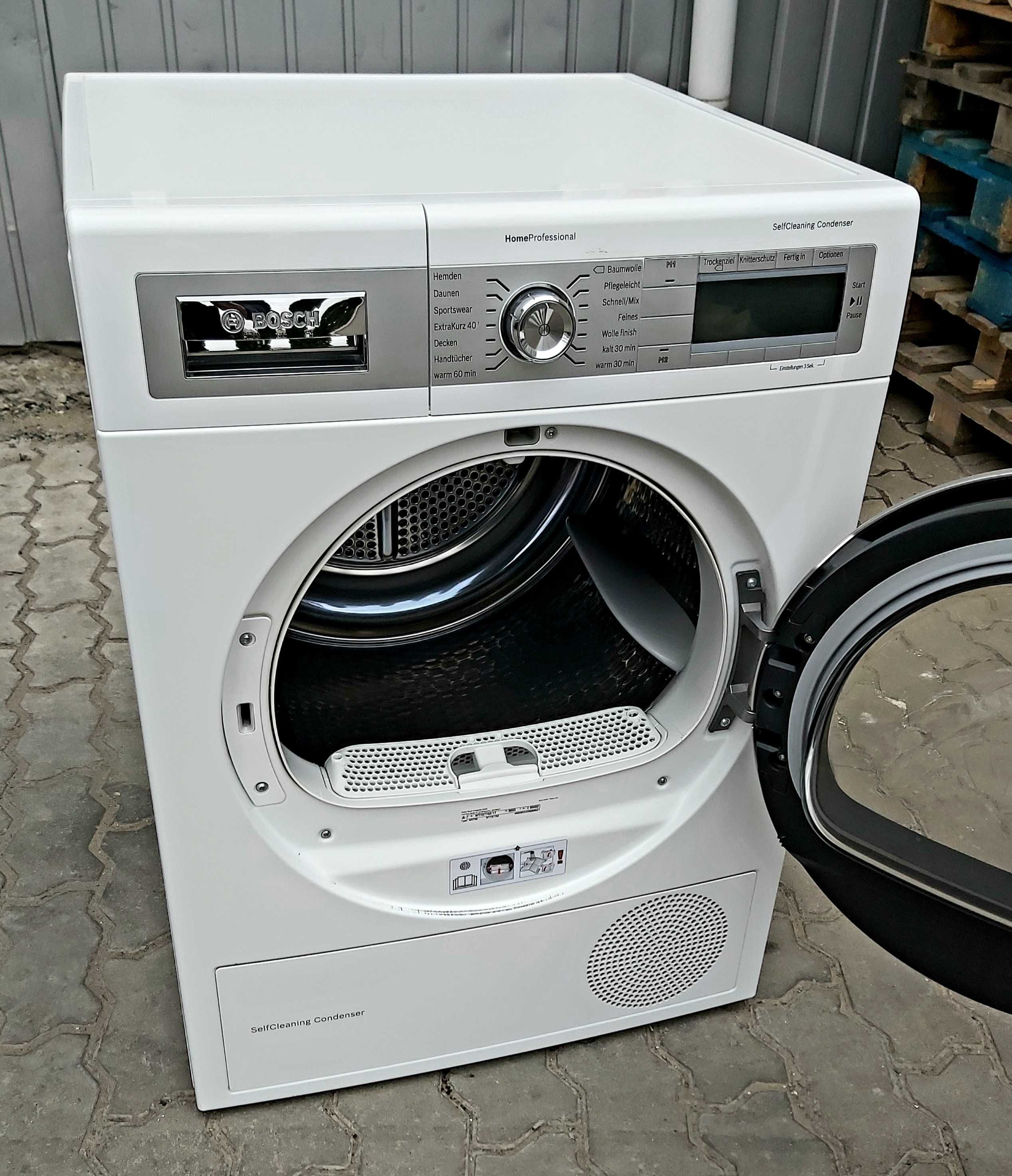 Сушильная машина Bosch HomeProfessional SelfCleaning Condenser A++ 8кг