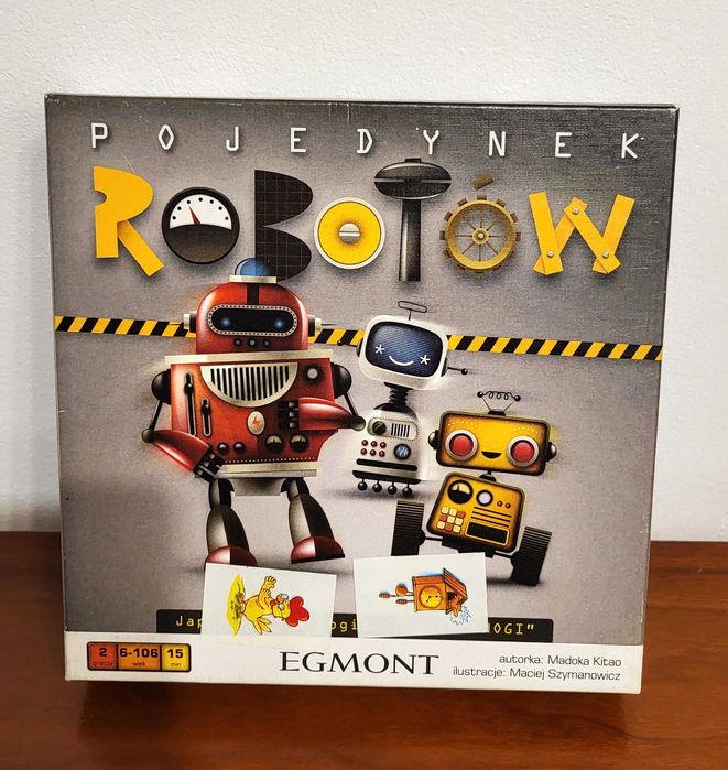 Pojedynek robotów - japońska gra logiczna wydawnictwo Egmont