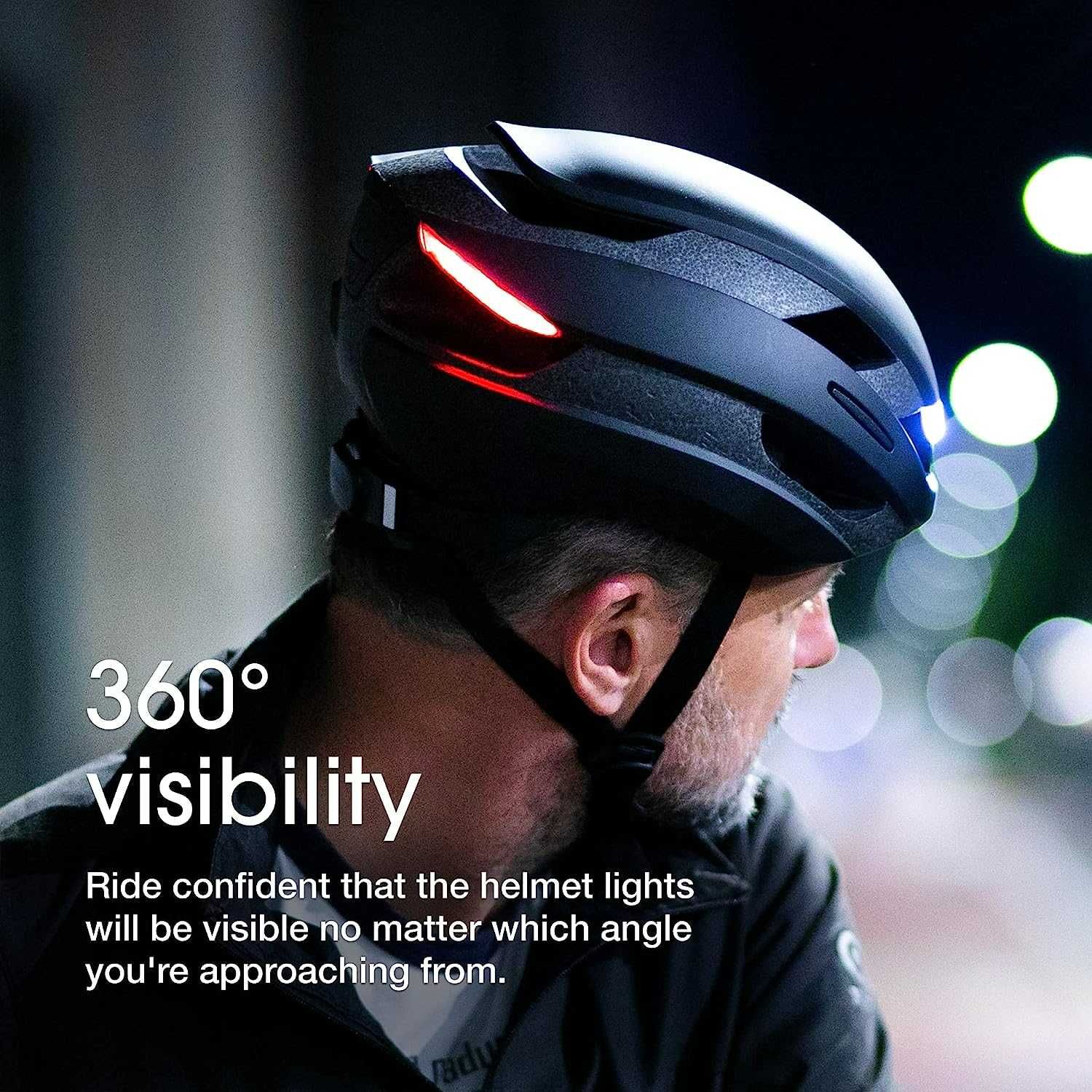 Шлем велосипедний шолом розумний Lumos Ultra