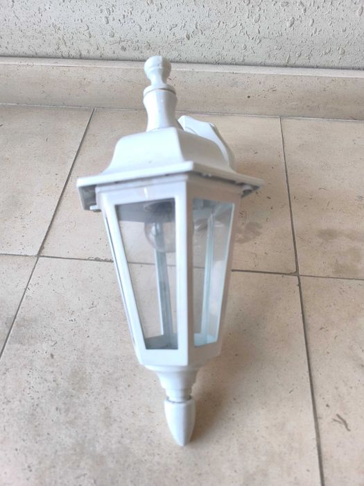 Aplique branco de exterior