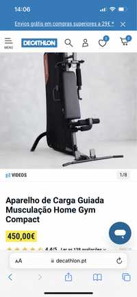 Vende-se Aparelho de Carga Guiada de Musculação