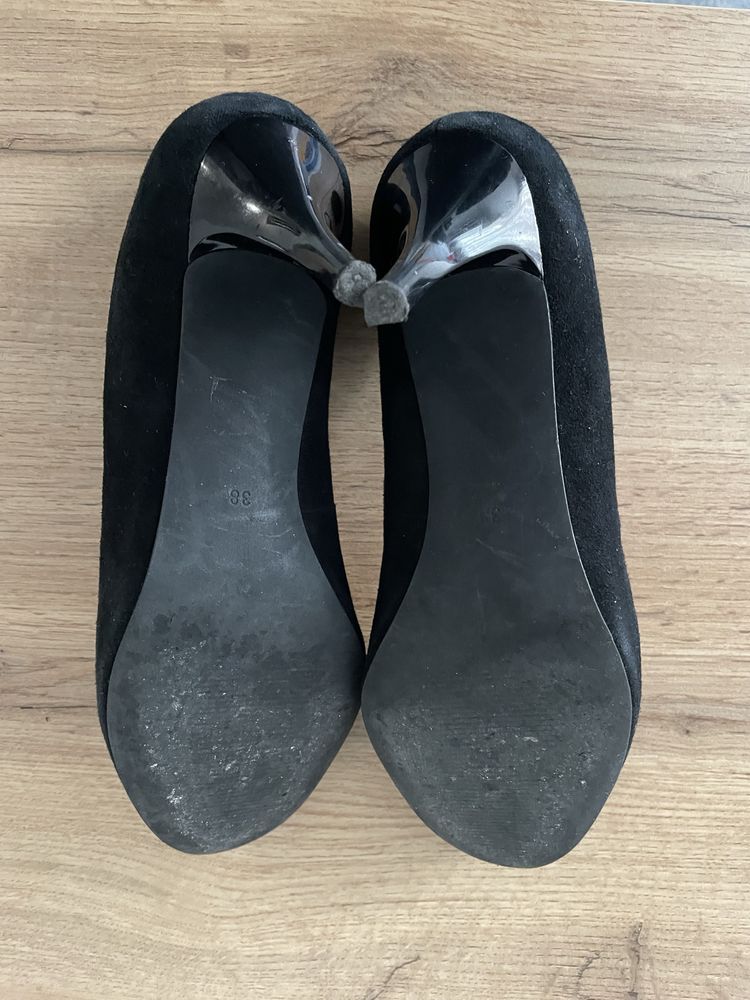 Женские туфли Carlo Pazolini 38 размер, класичні жіночі туфлі замш