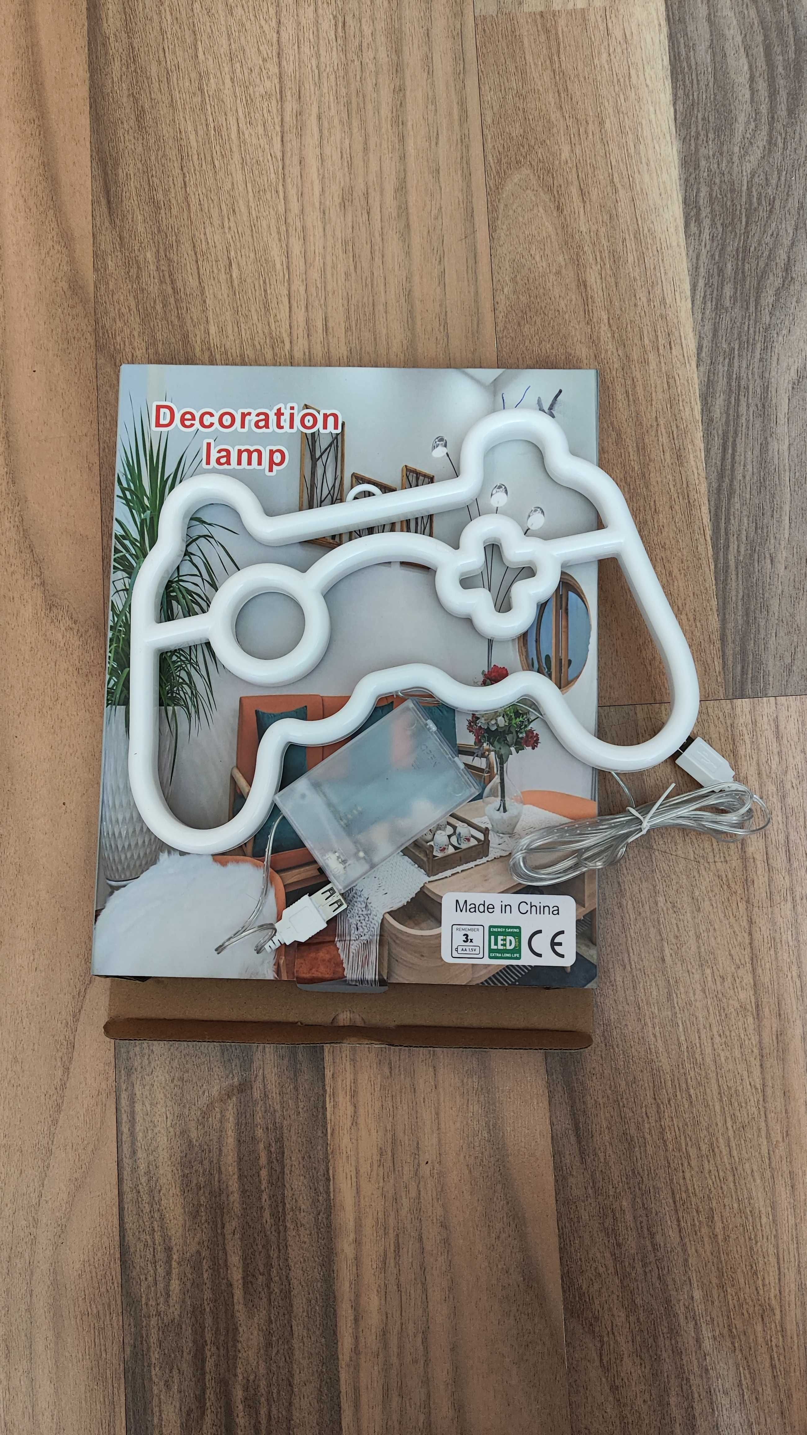 Lampka nocna dekoracyjna neon PAD Gamingowy | Neon pad na ścianę