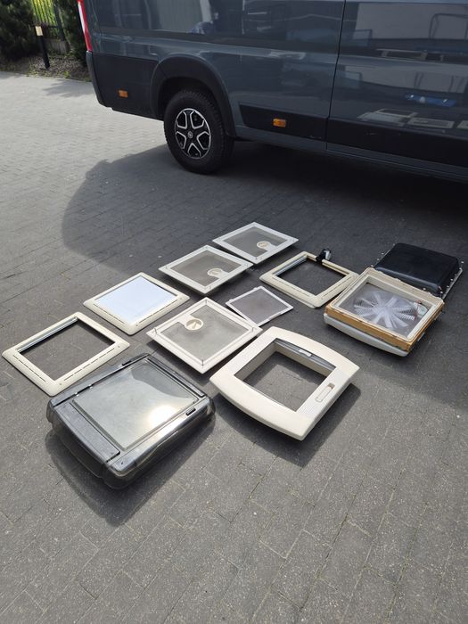 Okna ramy żaluzje rolety kamper,  van Części wyprzedaż