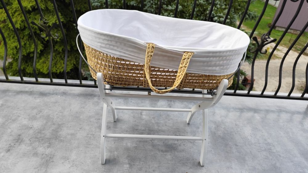 Kosz  Mojżesza z drewnianym składanym stelażem