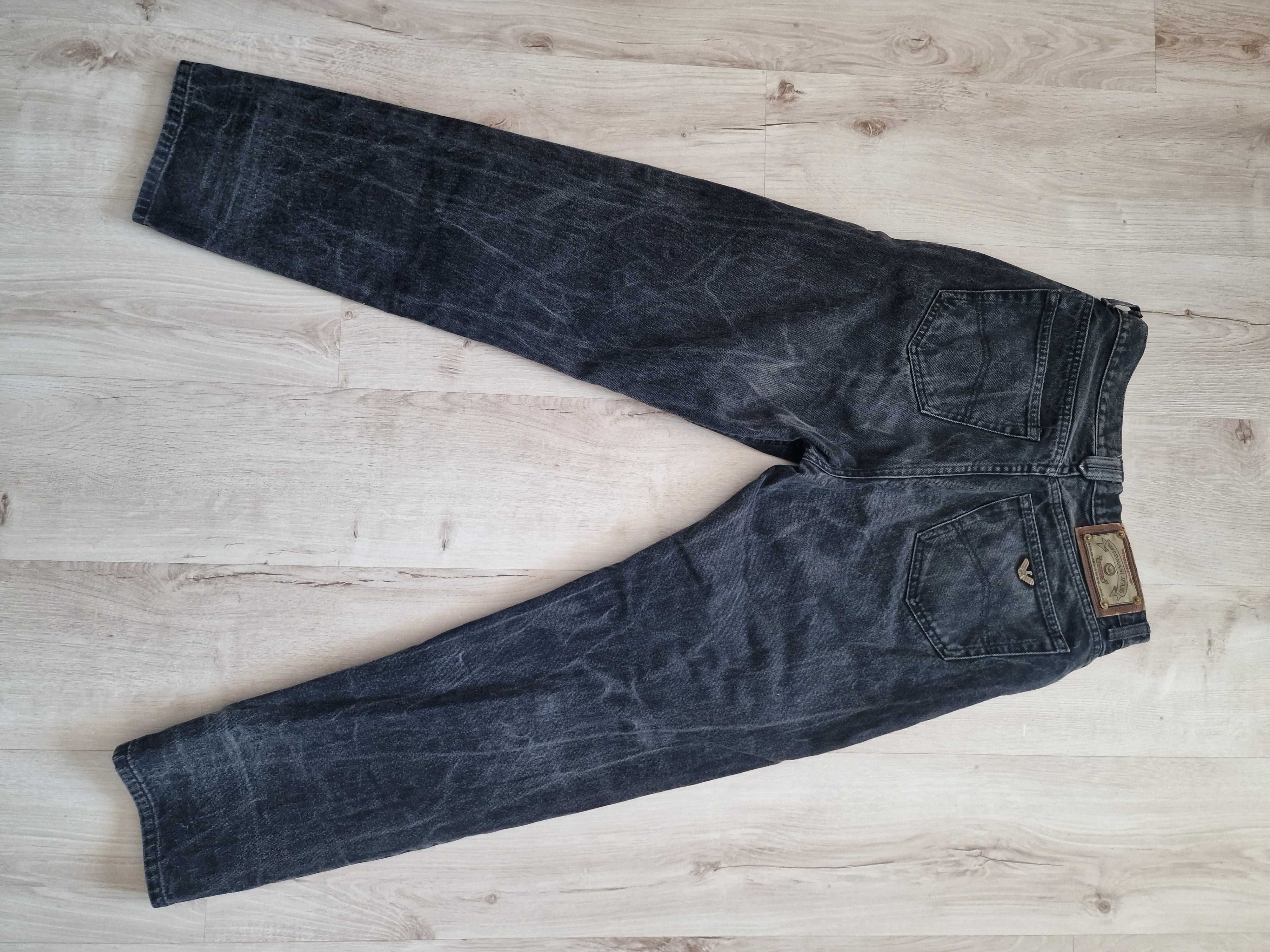 Spodnie Armani Jeans vinatage, postarzane