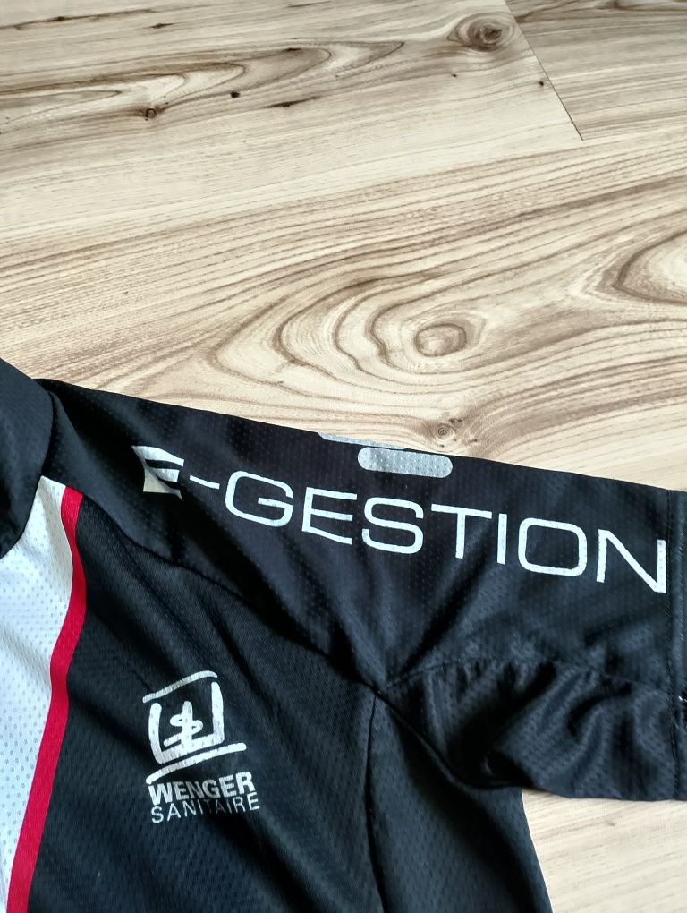 Czarna Rozpinana Koszulka Sportowa Rowerowa Honda winkenbach sevenspor