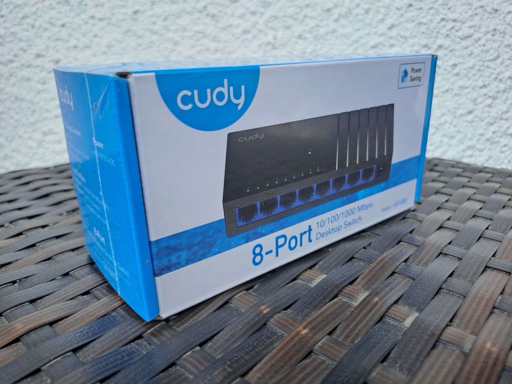 Cudy Przełącznik GS108D switch 8 portowy nowy okazja na prezent