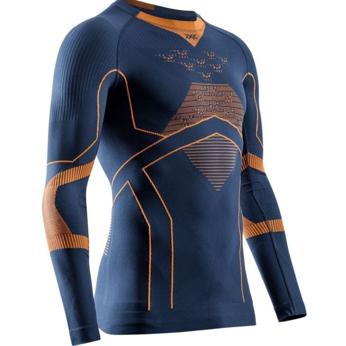 Термокофта X-Bionic Energy Accumulator Light Shirt Ls M, marine/orange