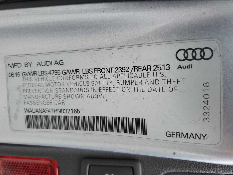 2017 Audi A4 Quattro