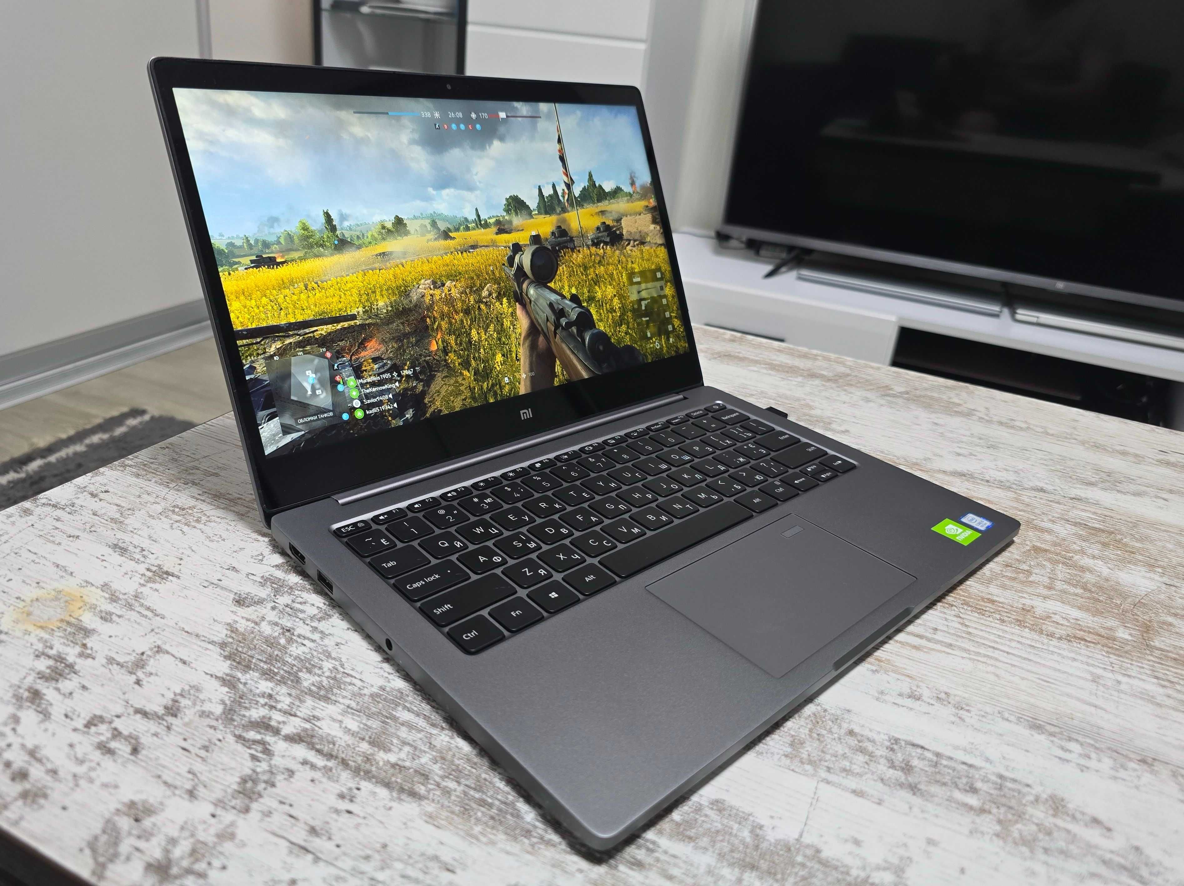 Игровой Xiaomi (Nvidia MX150/Core i5 8-gen/ 2шт SSD M2 +128GB+512GB)