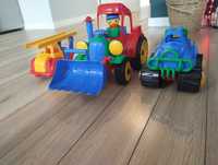 3 autka zabawki chłopięce