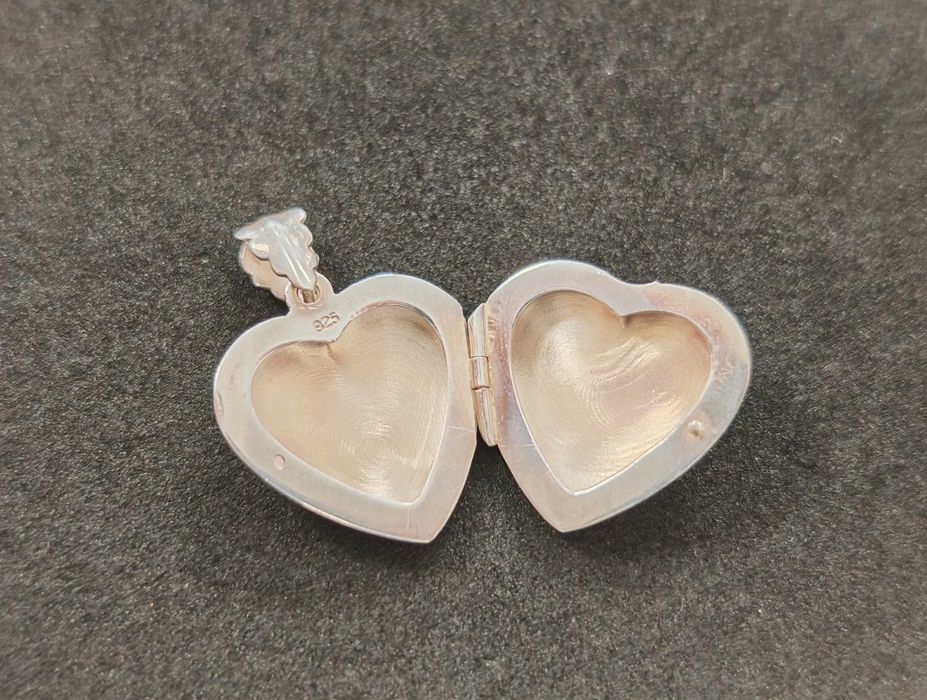 Srebrna zawieszka Sekretnik Serce p925 5,5g 3,2x2,3cm