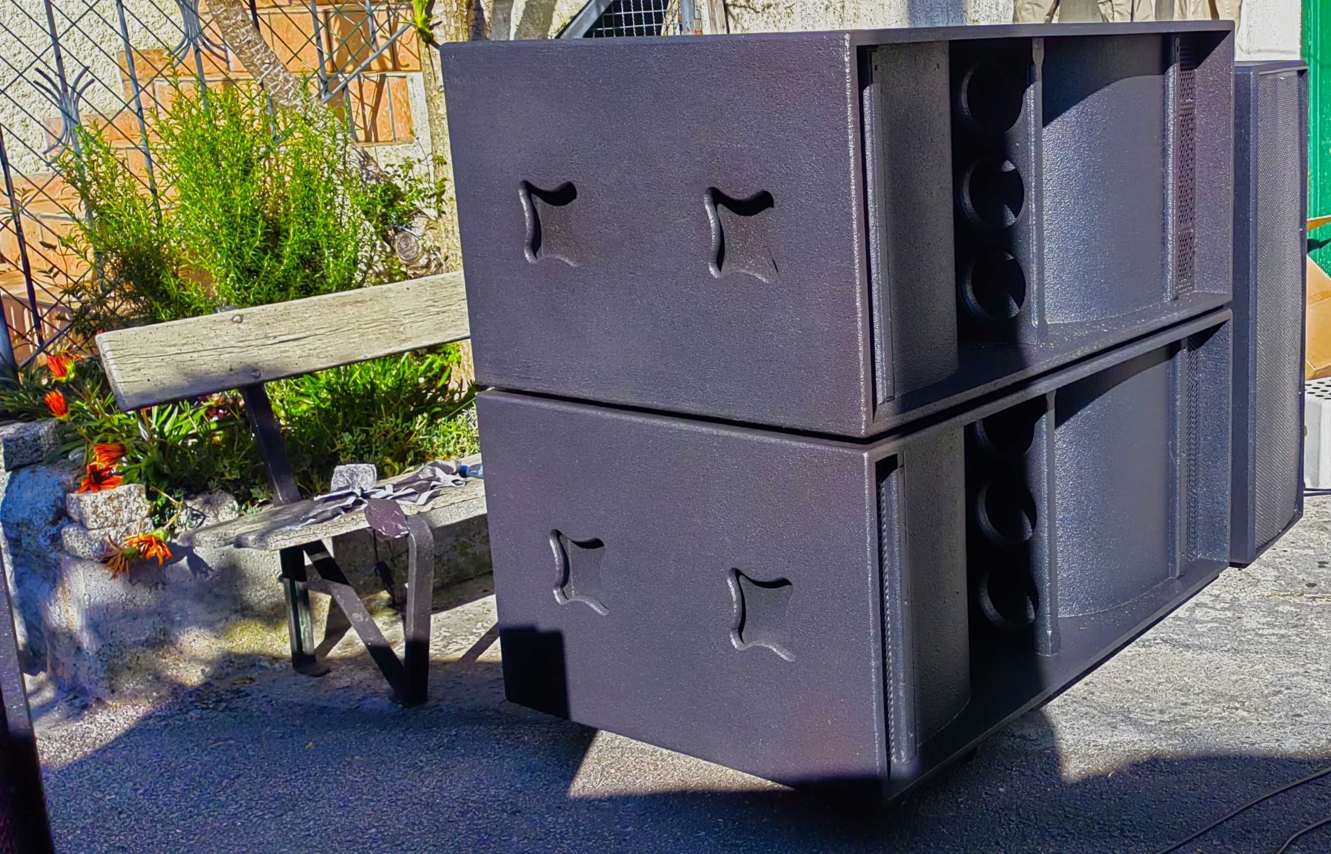 PA NORTESOUND-PRO .SUB GRAVE DUPLOS NS218, 6000 WATTS 3000 WATTS RMS