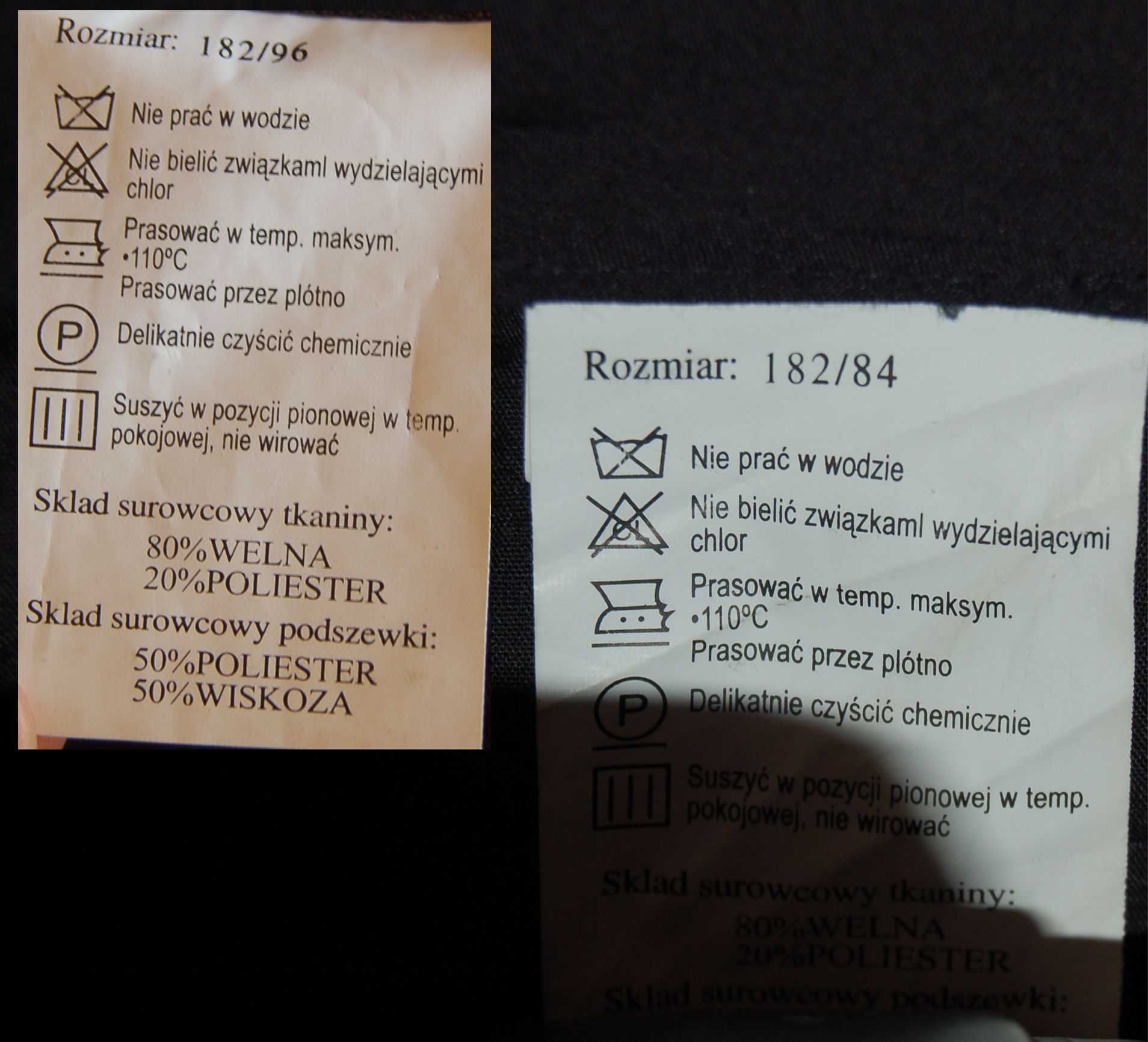Garnitur męski PAWO Respect 182/96 spodnie 182/84