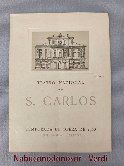 NABUCONODONOSOR - Verdi
Programa e argumento
Ópera S. Carlos