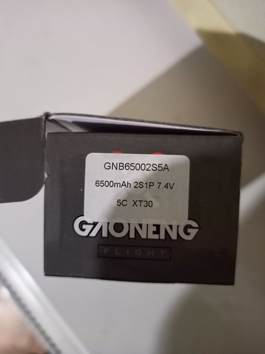Акумулятор GAONENG GNB 6500mAh 2S1P 7.4V 5C Lipo Battery With XT30