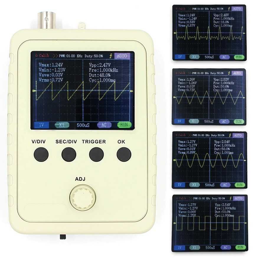 DSO FNIRSI-150 200 кГц 2.4" Осциллограф портативный