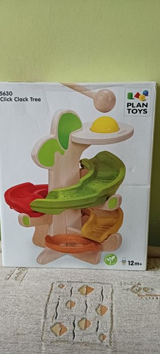 Zabawka edukacyjna Plan Toys Click Clack Tree drewniane
