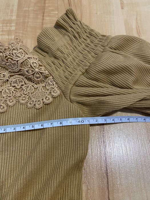 Asos 40 L kombinezon damski lato dzianina krótkie spodnie rękaw nowy