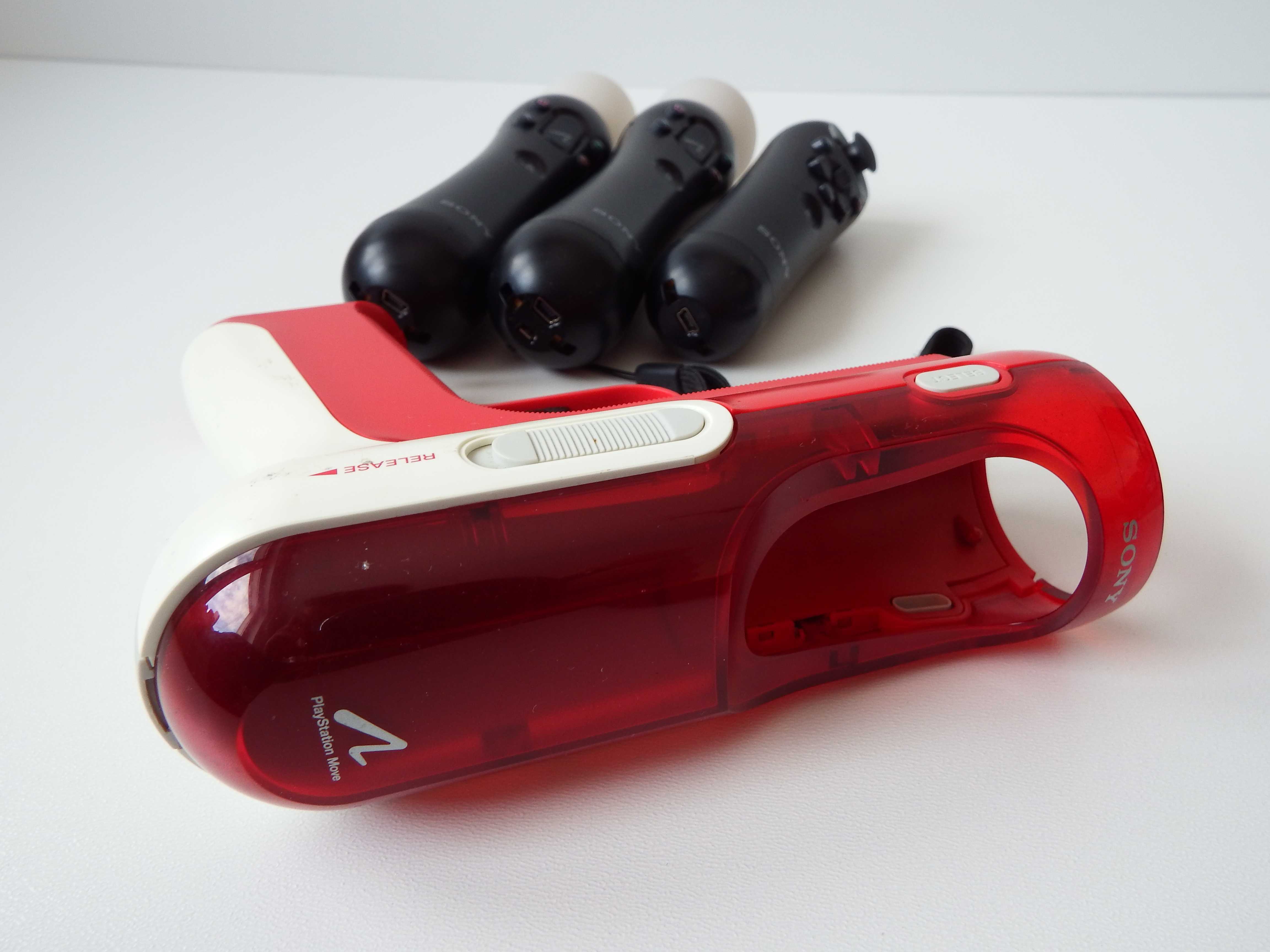 ZESTAW PS3 MOVE ! 2 x Move PS3 kontroler + PISTOLET + Navigator !