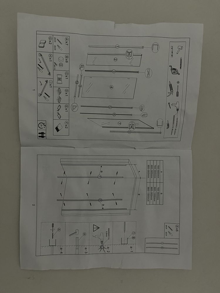 Hagser Gisa kabina prysznicowa 90 cm kwadratowa czarny mat