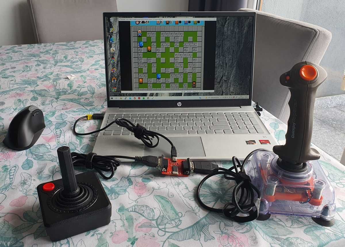 Adapter Retro joysticków Amiga/Atari do komputera PC lub RetroPie