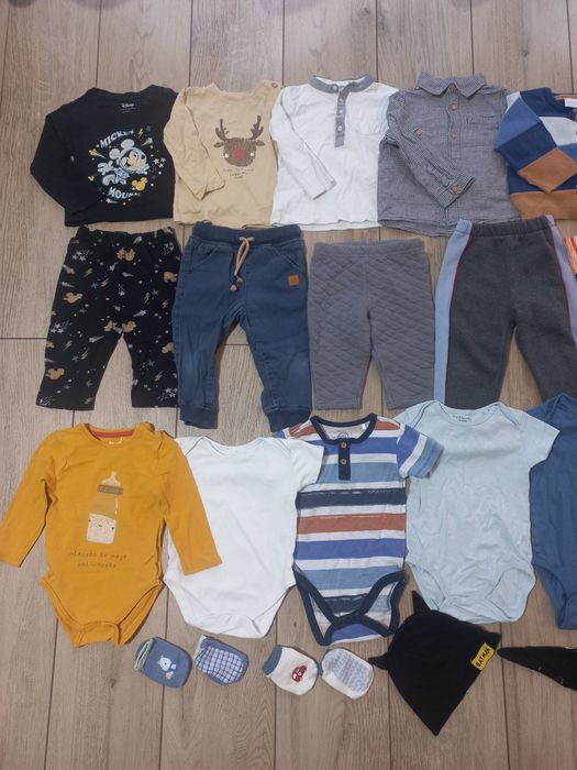 Paka ubrań dla chłopca 74-80cm