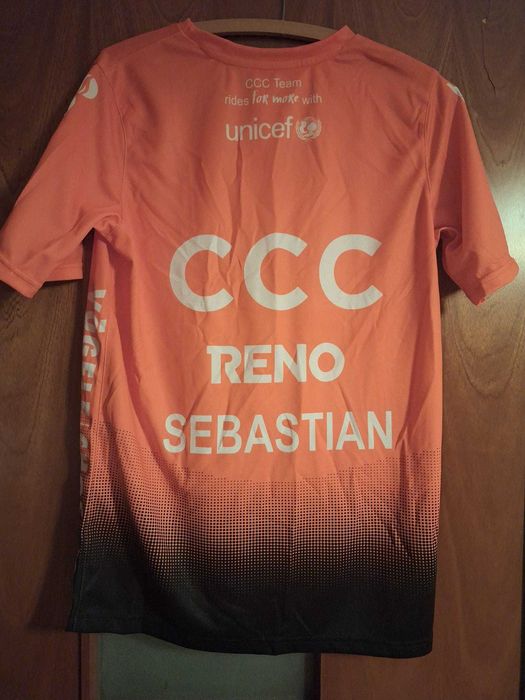Nowa koszulka rowerowa XL DMTEX Sport, CCC z imieniem Sebastian/Artur