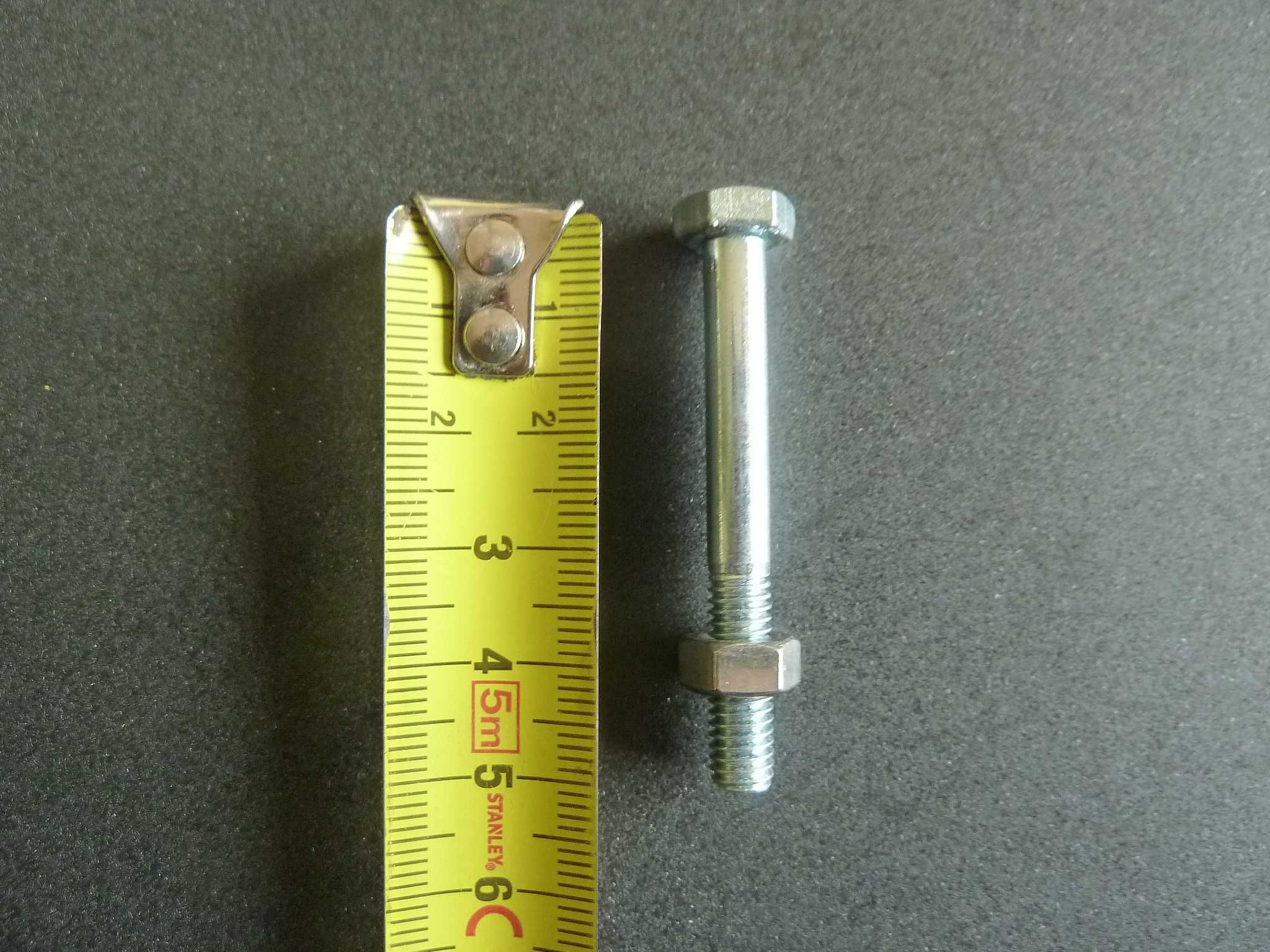 Parafusos cabeça sextavada M6x50 com porca