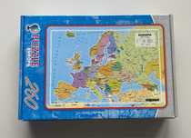 Mapa europy po polsku - puzlle