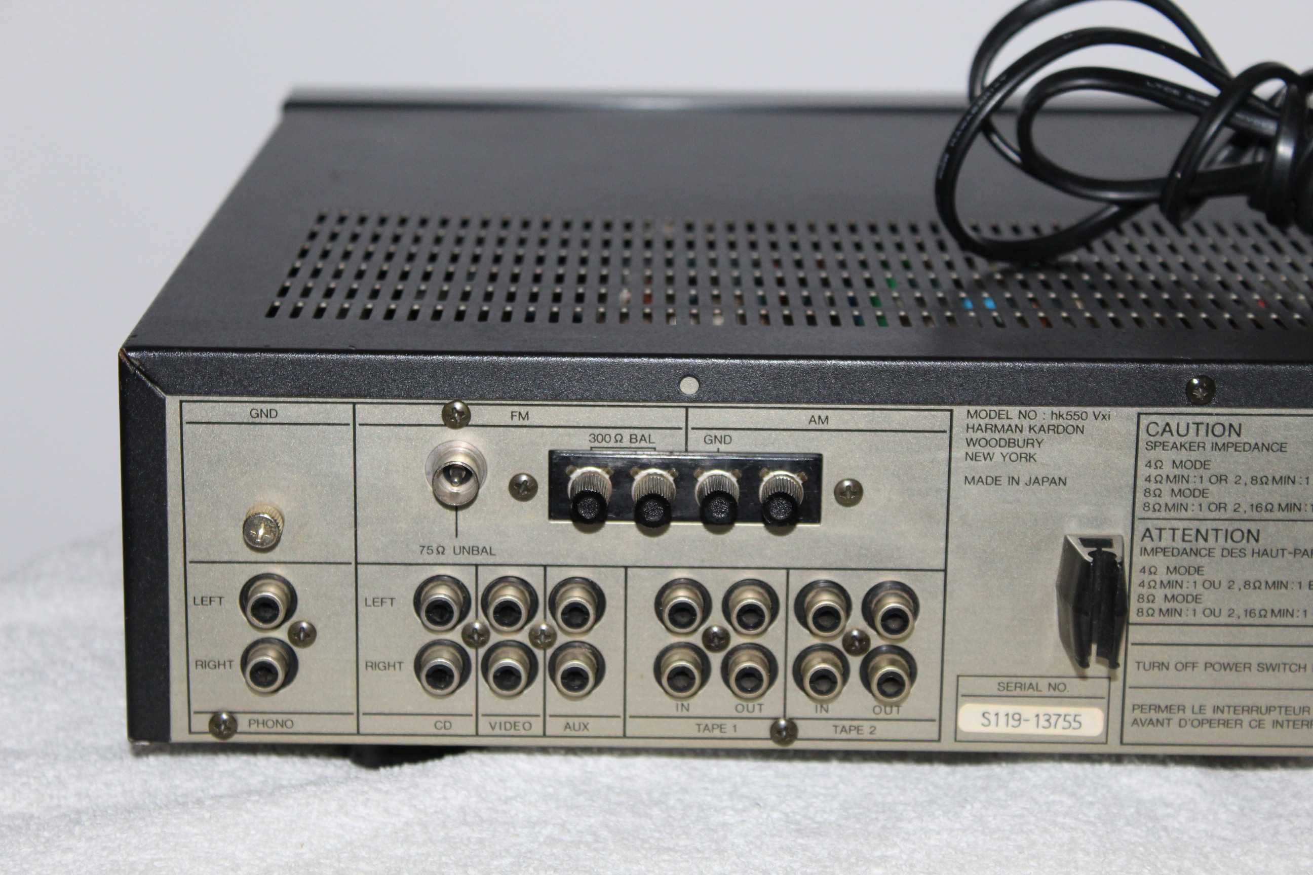 harman/kardon hk550 Vxi Amplituner wzmacniacz stereo Japan Wysyłka
