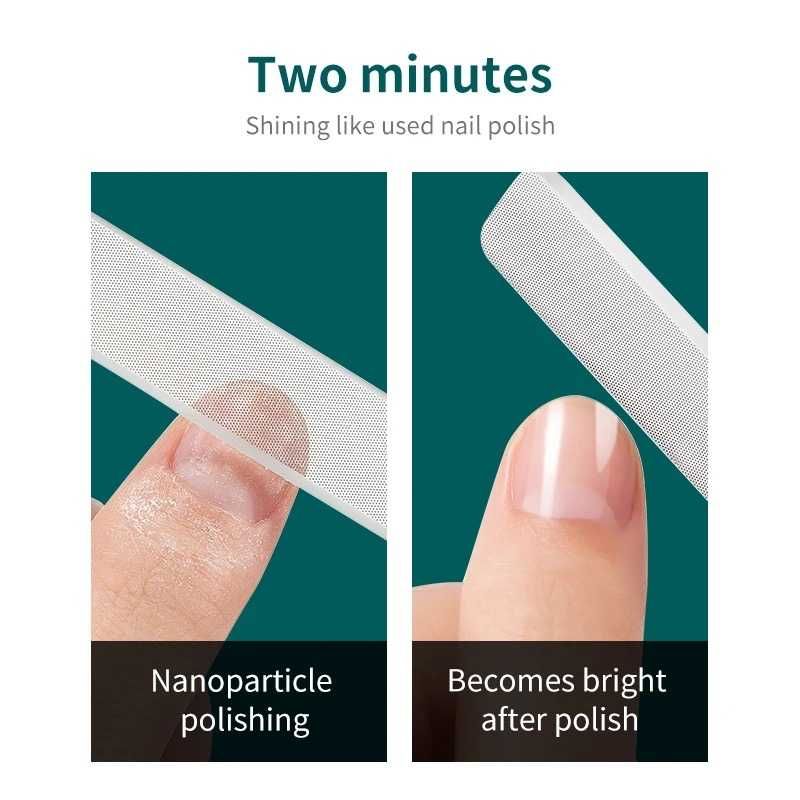 Скляна нано-пилка для полірування нігтів
