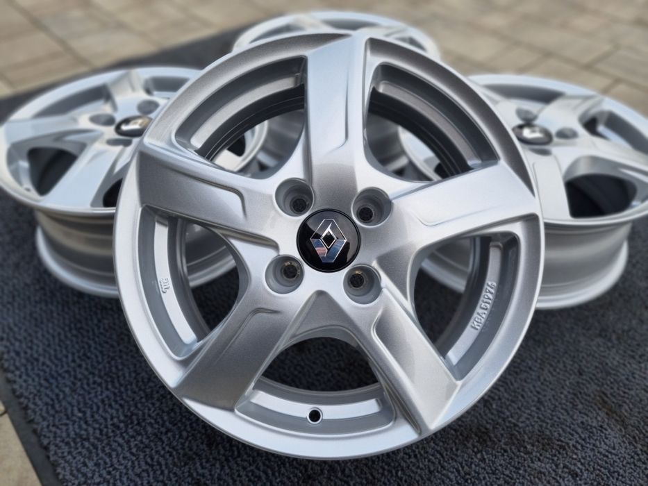 Renault 15" Alufelgi Nowe 4x100 Clio, Twingo, Captur, ZOE Modus Megane