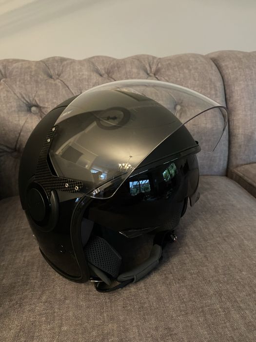 Kaski Vespa rozmiary XL i M czarne double black cena za 1szt.