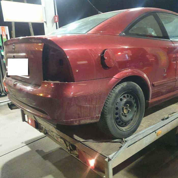 Opel Astra II Bertone coupe 1.8 benzyna 16V wiśniowy Z574 na części