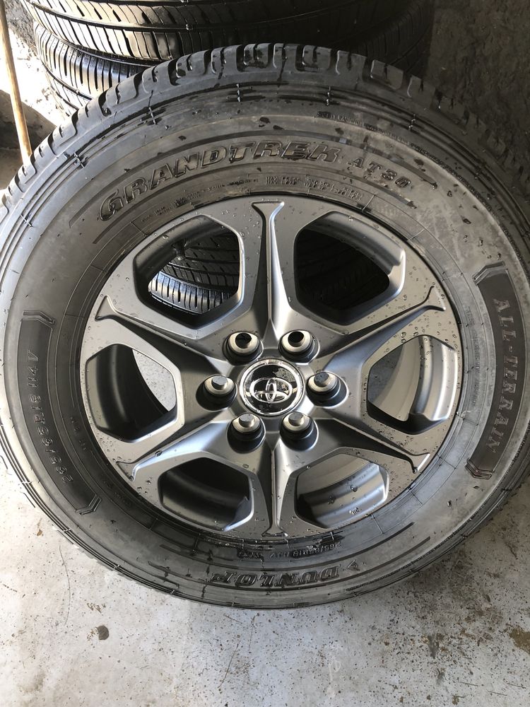Диски-Шини 265/65/18 Dunlop диски- /6/139.7R18 Toyota Orig.