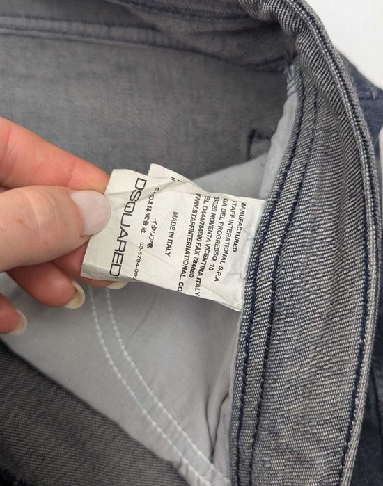 Dsquared2 niebieskie jeansy L