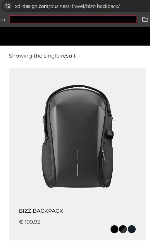 Рюкзак XD Design Bizz Backpack