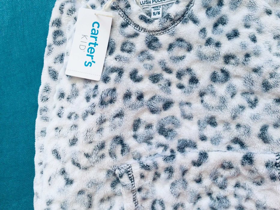 5-6 рок, Carter's Оригінал. утеплене хутряне Худі, толстовка