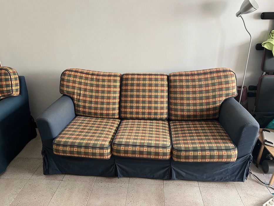 Sofá cama de 3 lugares + cadeirão